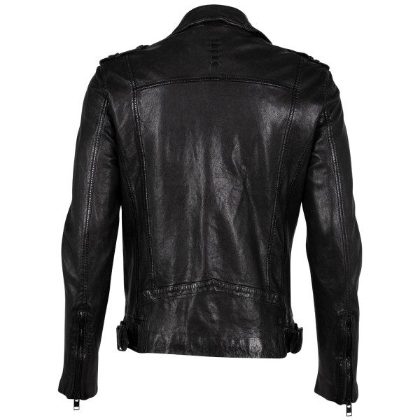 Geaca de Piele Barbati 2.0 by Mauritius Neagra G2MRotys – Black Friday — fotografia 4