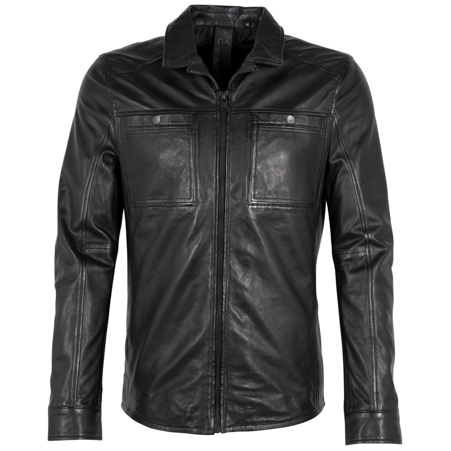 Camasa de Piele Barbati 2.0 by Mauritius Neagra G2MThame – Camasi din Piele