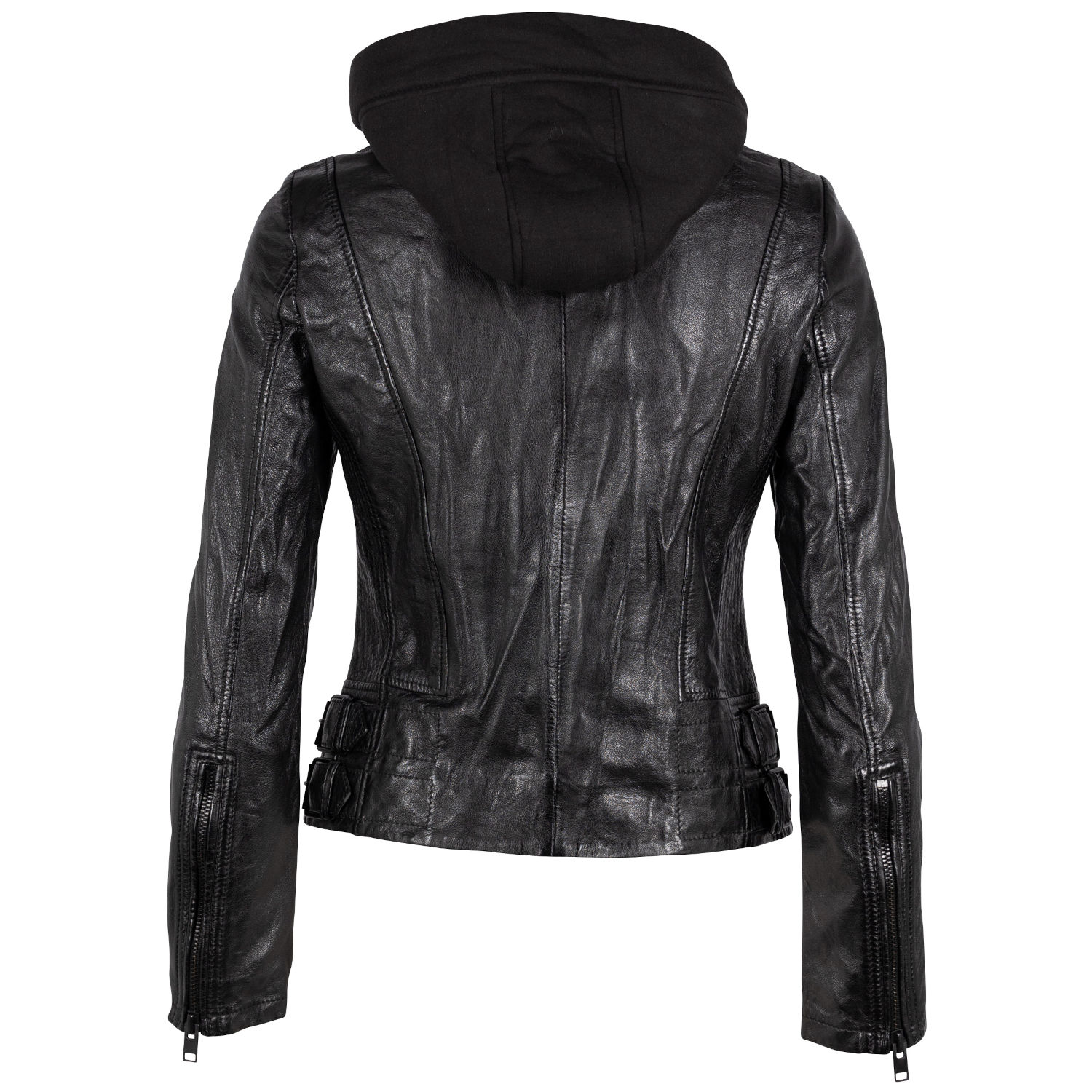 Geaca de Piele Dama 2.0 by Mauritius Neagra G2WAlya – Black Friday