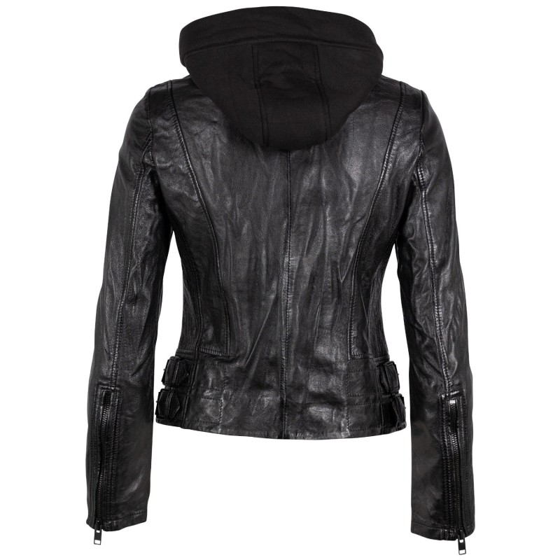 Geaca de Piele Dama 2.0 by Mauritius Neagra G2WAlya – Geci de Piele Geaca de Piele Dama 2.0 by Mauritius Neagra G2WAlya – Geci de Piele