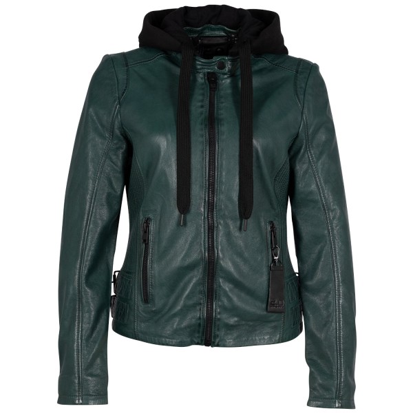 Geaca de Piele Dama 2.0 by Mauritius Verde Inchis G2WAlya