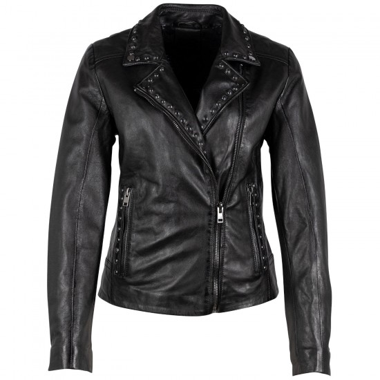 Geaca de Piele Dama 2.0 by Mauritius Neagra G2WBenja Geaca de Piele Dama 2.0 by Mauritius Neagra G2WBenja