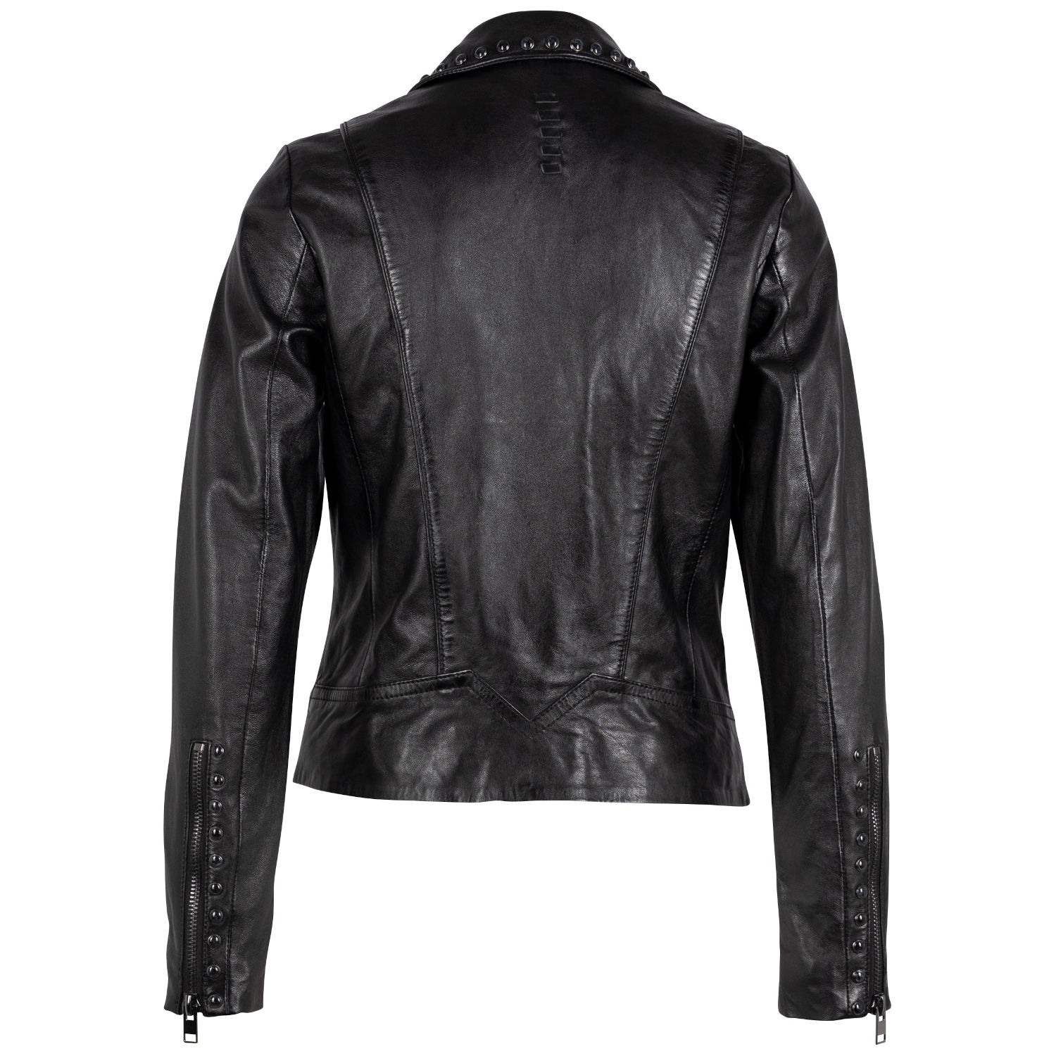 Geaca de Piele Dama 2.0 by Mauritius Neagra G2WBenja – Black Friday