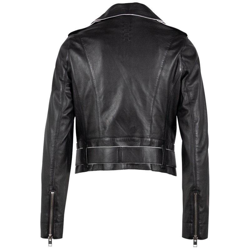 Geaca de Piele Dama 2.0 by Mauritius Neagra G2WCelin – Black Friday