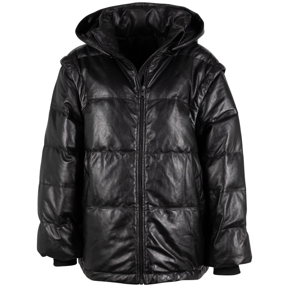 Geaca de Iarna din Piele 2 in 1 Dama 2.0 by Mauritius Neagra G2WEloisa