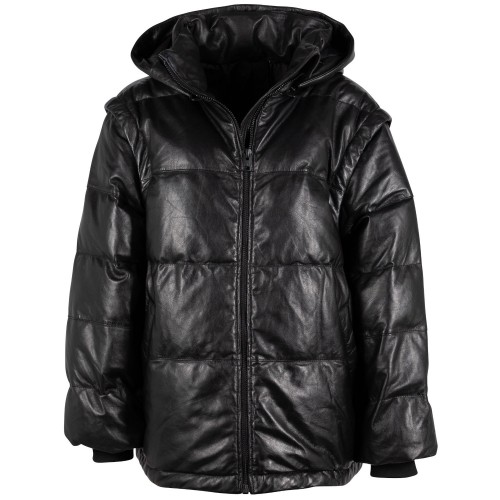 Geaca de Iarna din Piele 2 in 1 Dama 2.0 by Mauritius Neagra G2WEloisa