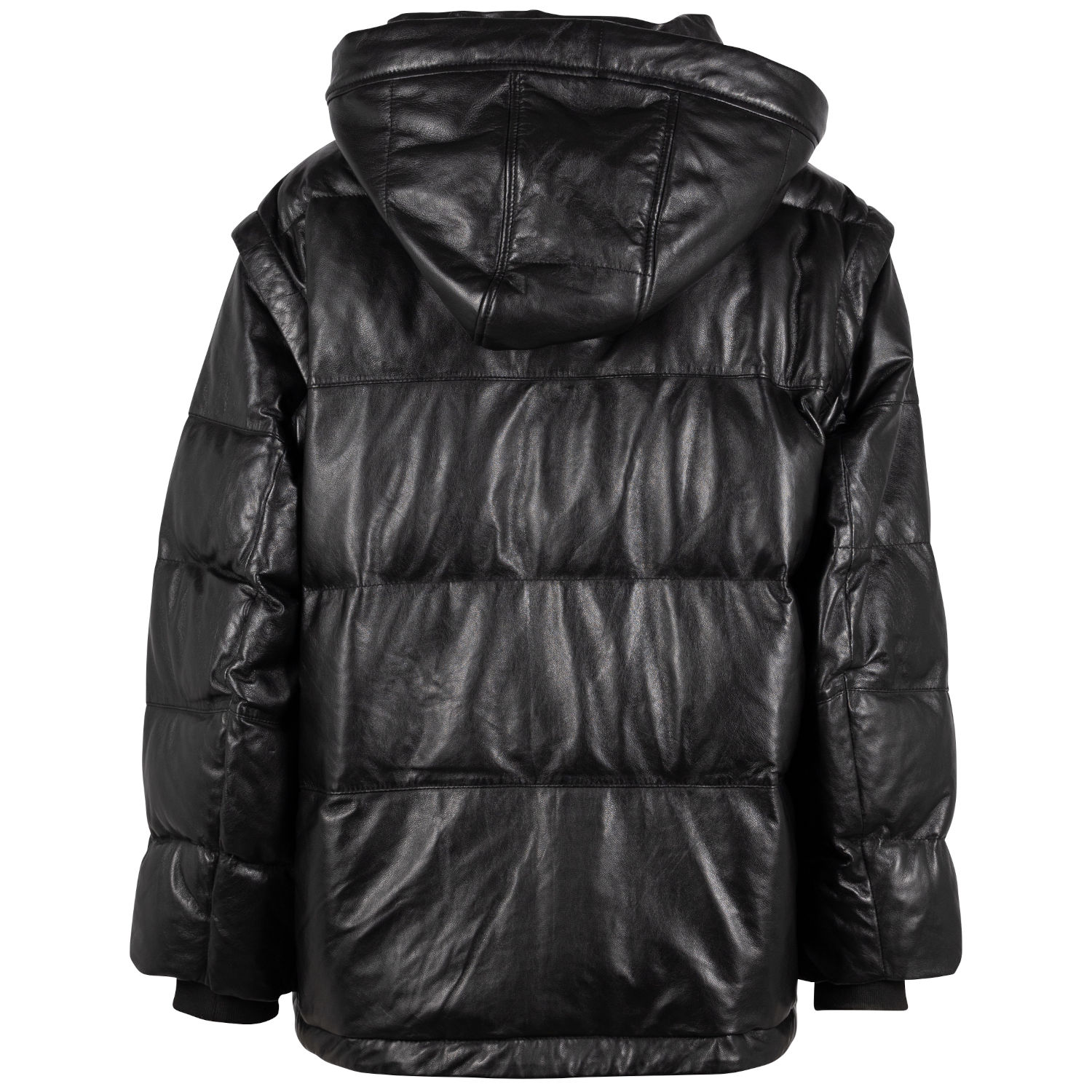 Geaca de Iarna din Piele 2 in 1 Dama 2.0 by Mauritius Neagra G2WEloisa – Black Friday