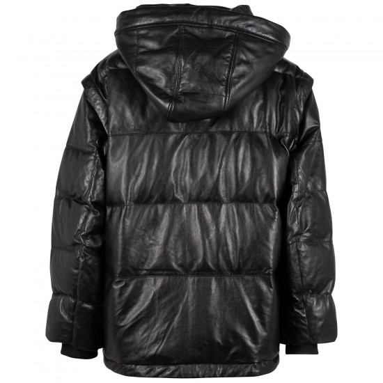 Geaca de Iarna din Piele 2 in 1 Dama 2.0 by Mauritius Neagra G2WEloisa