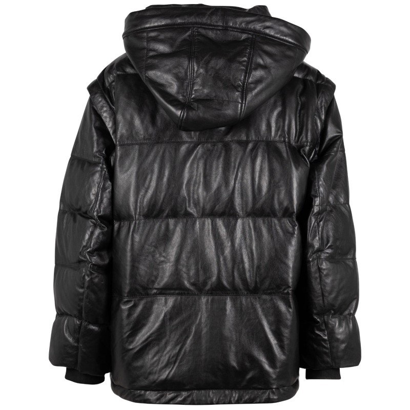 Geaca de Iarna din Piele 2 in 1 Dama 2.0 by Mauritius Neagra G2WEloisa – Black Friday