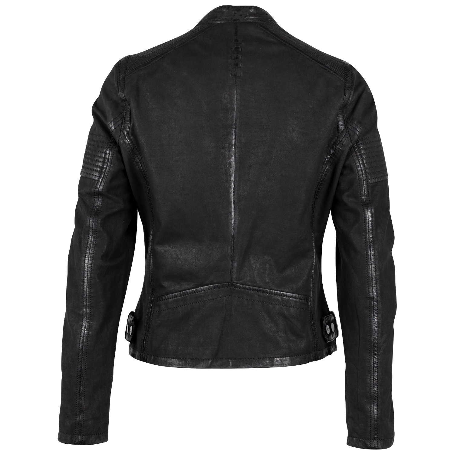Geaca de Piele Dama 2.0 by Mauritius Neagra G2WElya – Black Friday