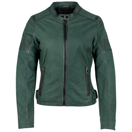 Geaca de Piele Dama 2.0 by Mauritius Verde Inchis G2WElya