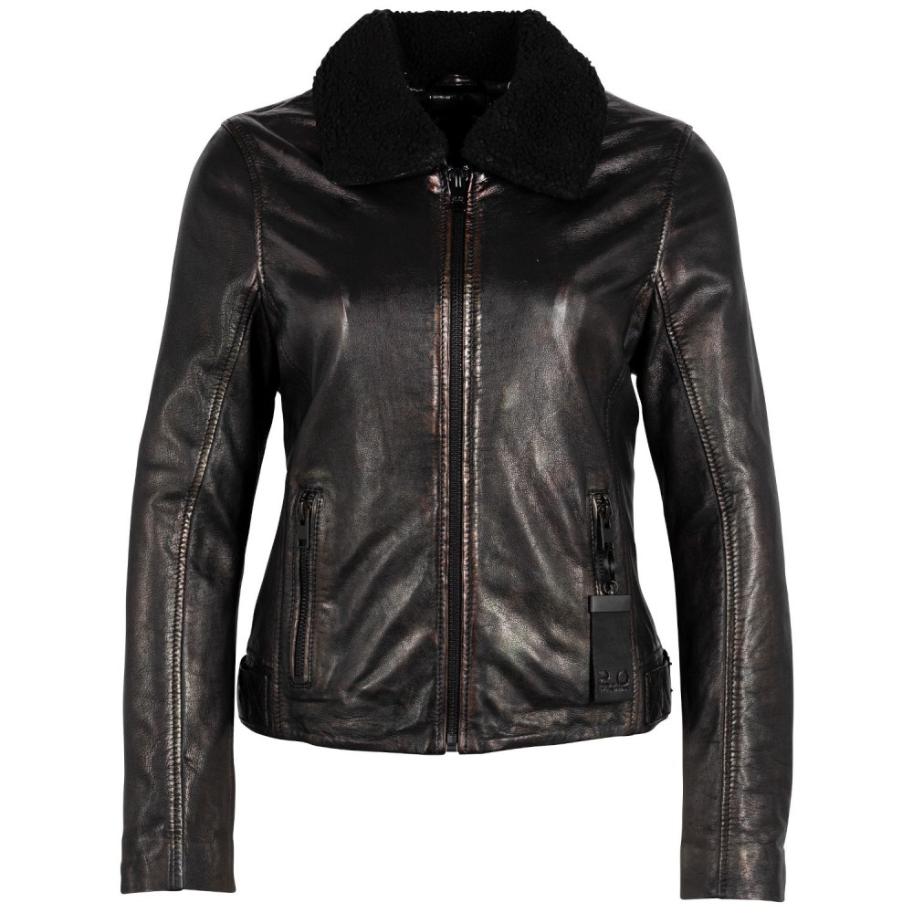 Geaca de Piele Dama 2.0 by Mauritius Neagra G2WKavita Geaca de Piele Dama 2.0 by Mauritius Neagra G2WKavita - readytowear.ro