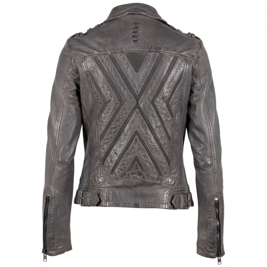 Geaca de Piele Dama 2.0 by Mauritius Gri G2WKyra Geaca de Piele Dama 2.0 by Mauritius Gri G2WKyra
