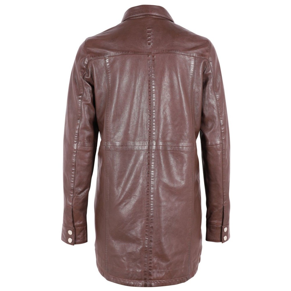 Camasa Lungă de Piele Dama 2.0 by Mauritius Maro Inchis G2WMiha Camasa Lungă de Piele Dama 2.0 by Mauritius Maro Inchis G2WMiha - readytowear.ro