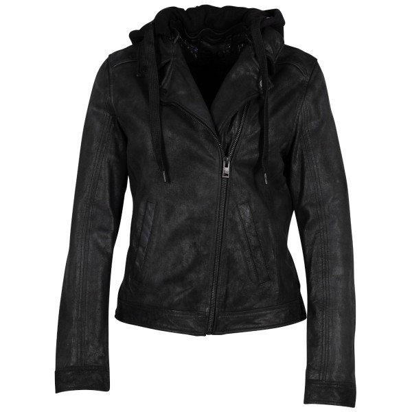 Geaca de Piele Dama 2.0 by Mauritius Neagra G2WMilee