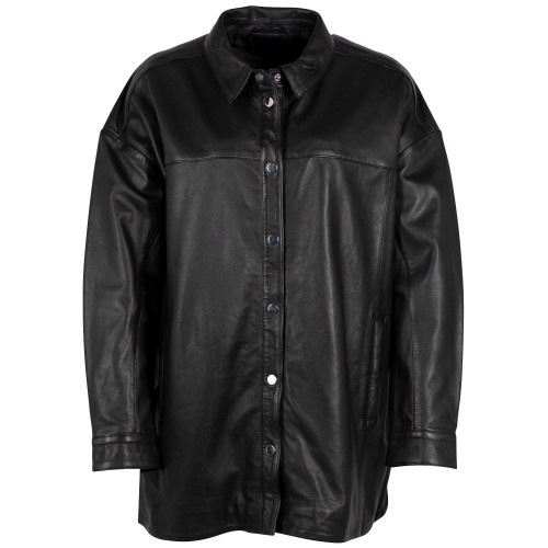 Camasa Lunga de Piele Dama 2.0 by Mauritius Neagra G2WNatalie