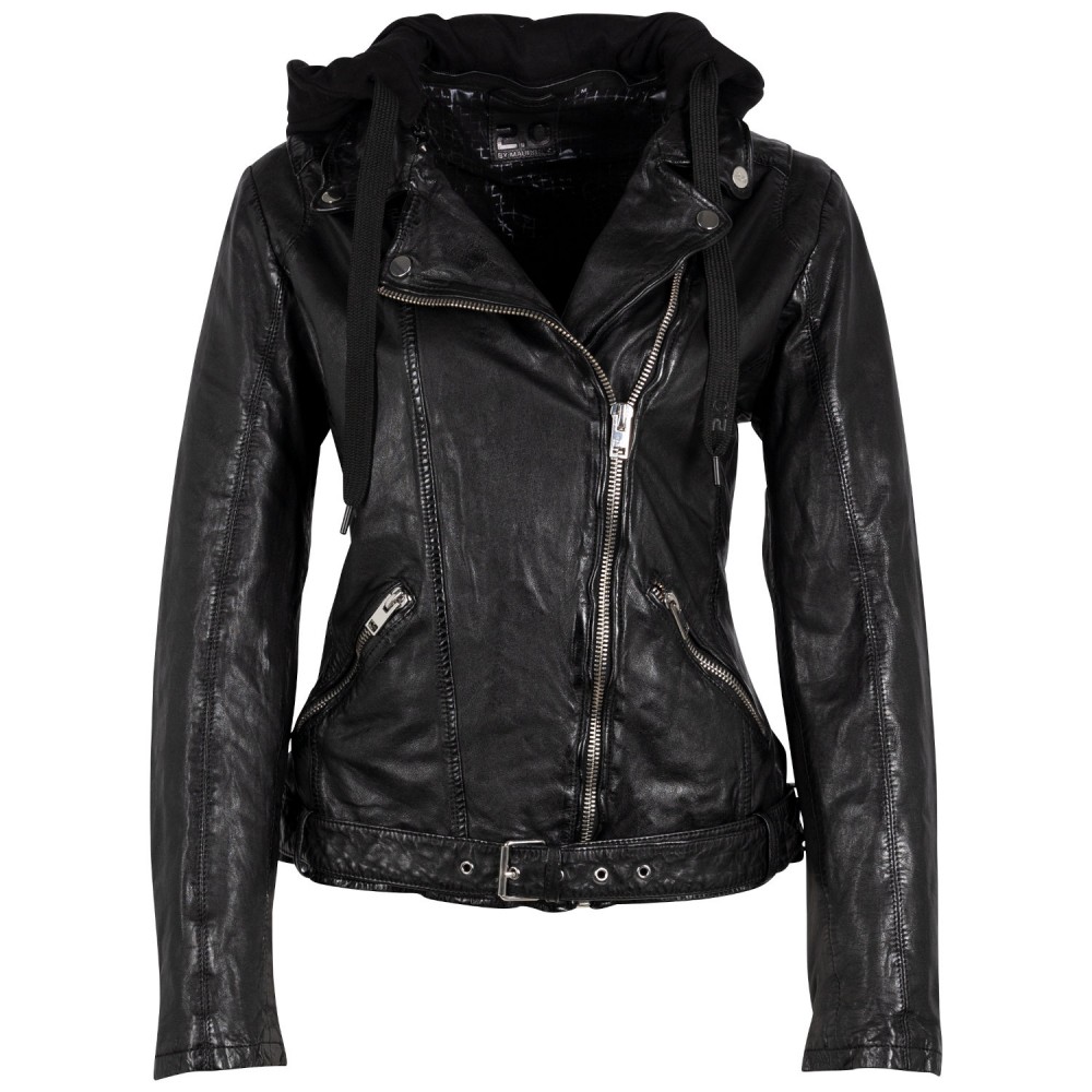 Geaca de Piele Dama 2.0 by Mauritius Neagra G2WTaby Geaca de Piele Dama 2.0 by Mauritius Neagra G2WTaby - readytowear.ro