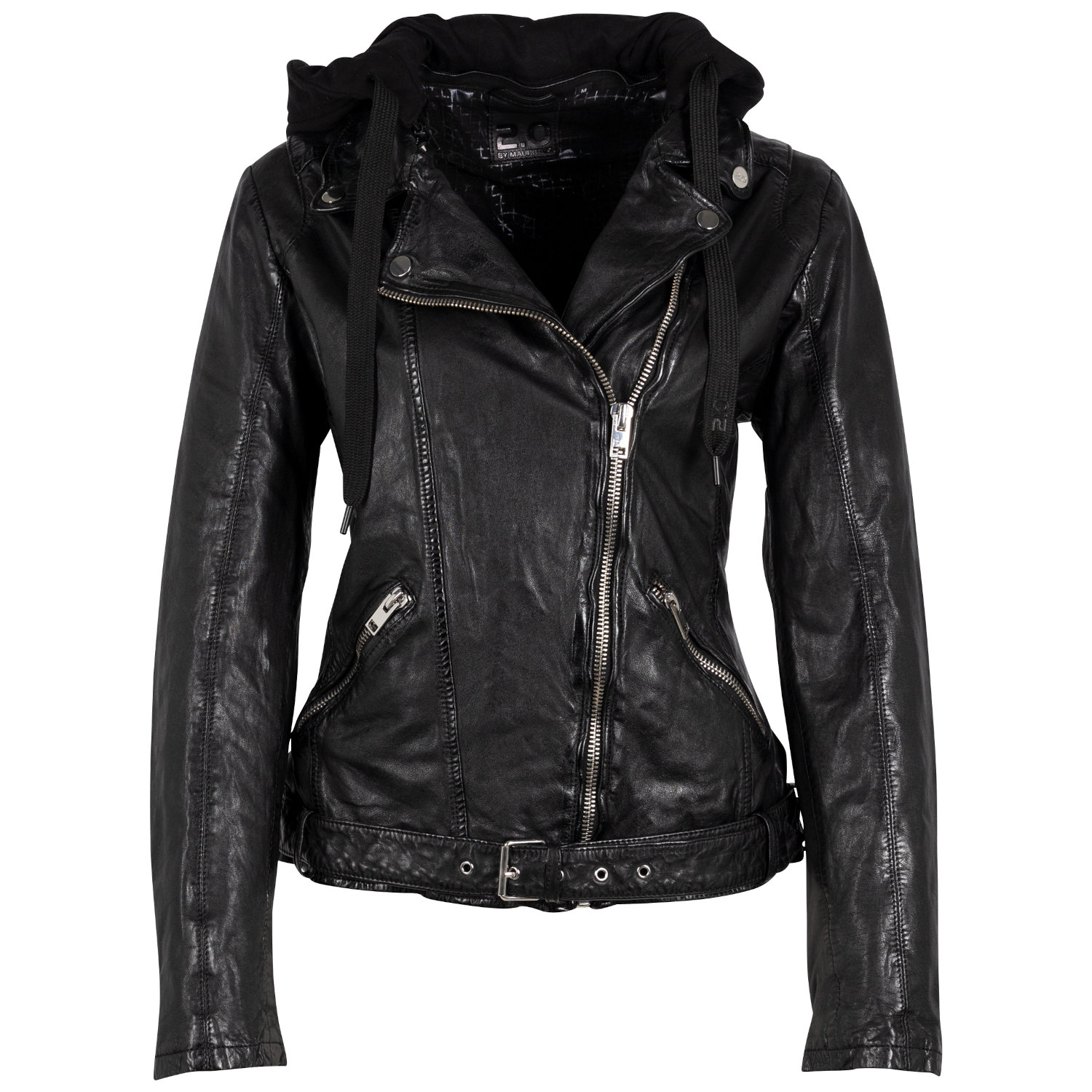 Geaca de Piele Dama 2.0 by Mauritius Neagra G2WTaby – Geci de Piele