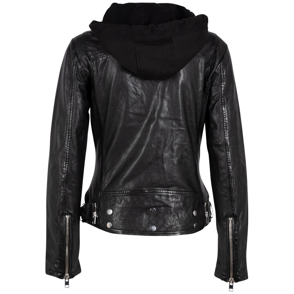 Geaca de Piele Dama 2.0 by Mauritius Neagra G2WTaby Geaca de Piele Dama 2.0 by Mauritius Neagra G2WTaby - readytowear.ro