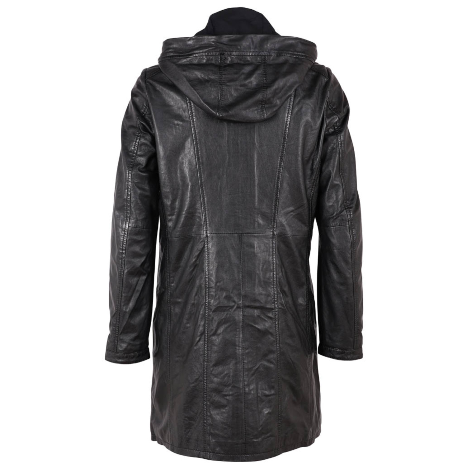 Geaca Lungă de Piele Dama 2.0 by Mauritius Neagra G2WVarya – Geci de Piele