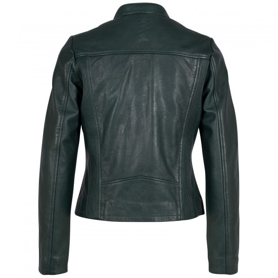 Geaca de Piele Dama 2.0 by Mauritius Verde Inchis G2WWeda Geaca de Piele Dama 2.0 by Mauritius Verde Inchis G2WWeda
