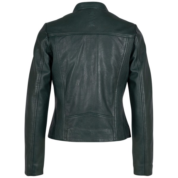 Geaca de Piele Dama 2.0 by Mauritius Verde Inchis G2WWeda