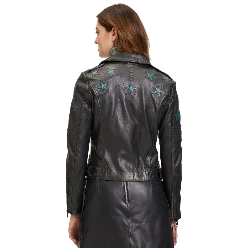 Geaca de Piele Dama 2.0 by Mauritius Negru/Verde Inchis G2WWona – Geci de Piele Geaca de Piele Dama 2.0 by Mauritius Negru/Verde Inchis G2WWona – Geci de Piele