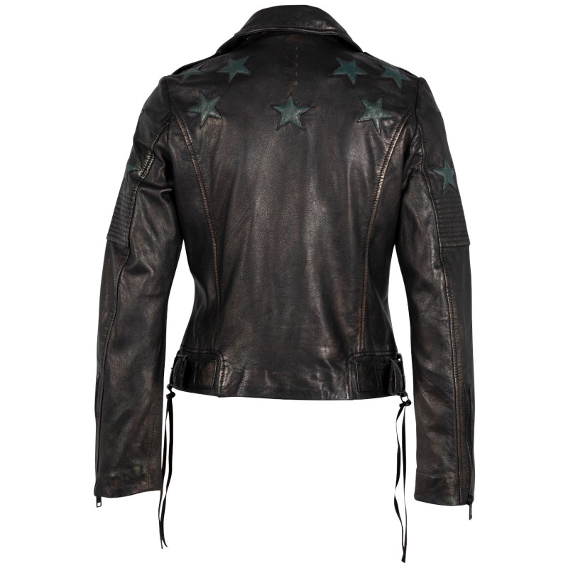 Geaca de Piele Dama 2.0 by Mauritius Negru/Verde Inchis G2WWona – Geci de Piele Geaca de Piele Dama 2.0 by Mauritius Negru/Verde Inchis G2WWona – Geci de Piele