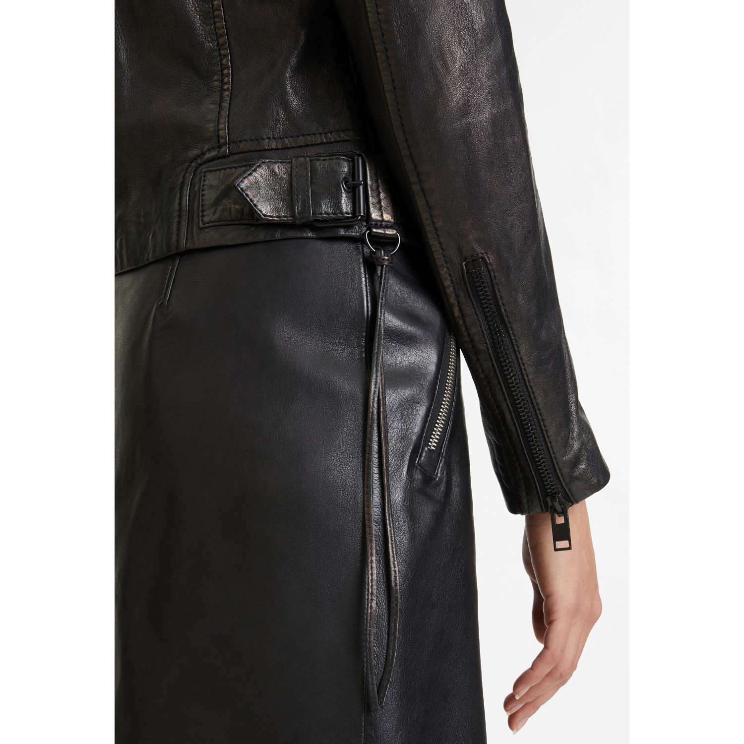 Geaca de Piele Dama 2.0 by Mauritius Negru/Verde Inchis G2WWona – Geci de Piele Geaca de Piele Dama 2.0 by Mauritius Negru/Verde Inchis G2WWona – Geci de Piele