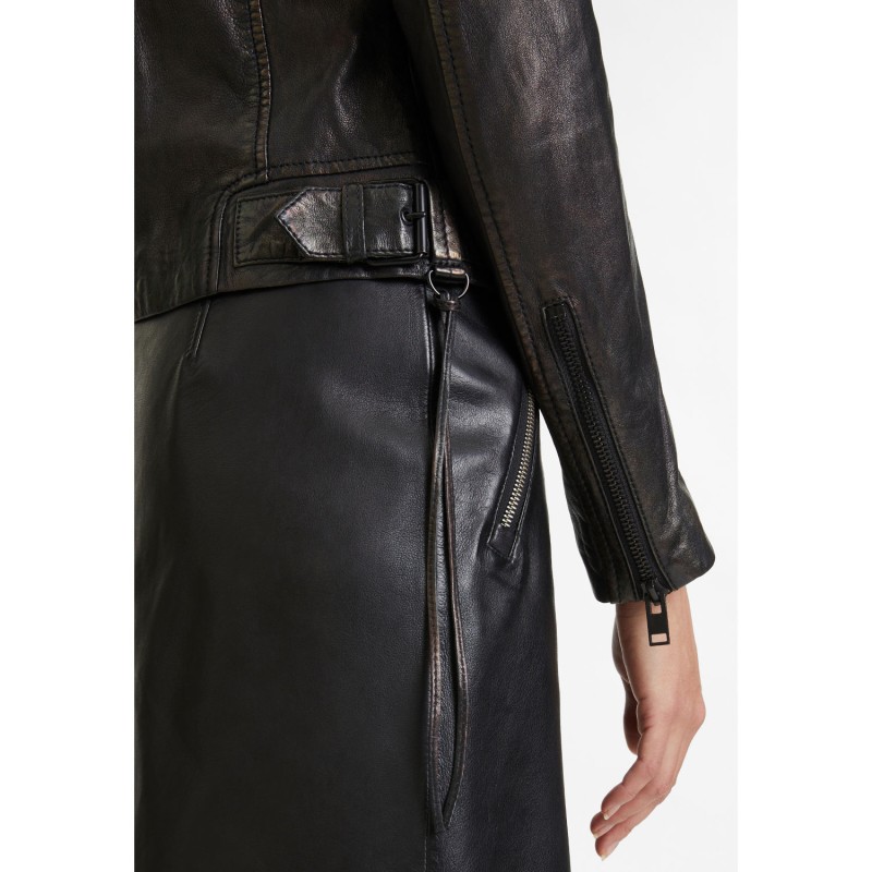 Geaca de Piele Dama 2.0 by Mauritius Negru/Verde Inchis G2WWona – Geci de Piele Geaca de Piele Dama 2.0 by Mauritius Negru/Verde Inchis G2WWona – Geci de Piele