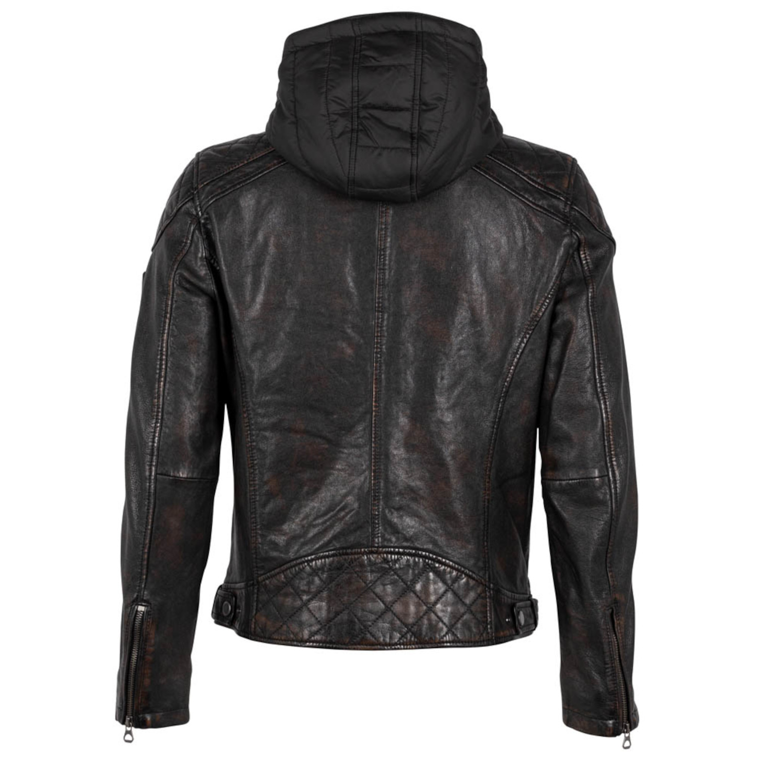 Geaca de Piele Barbati Mauritius Maro Antic GMArrian – Black Friday