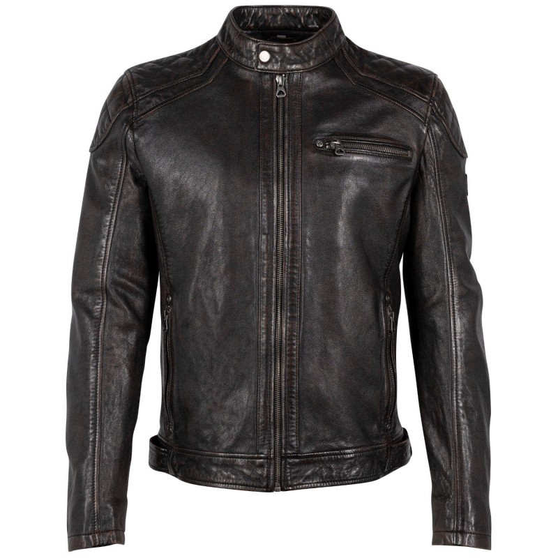 Geaca de Piele Barbati Mauritius Maro Antic GMArrian – Geci de Piele