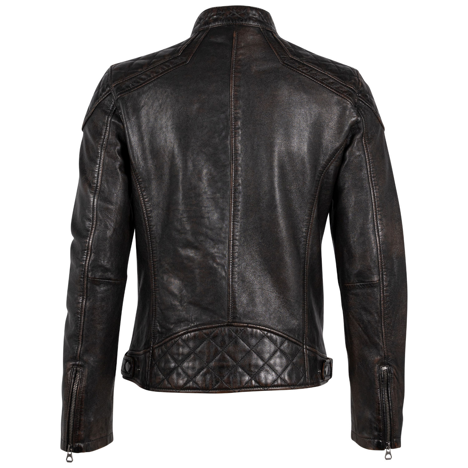 Geaca de Piele Barbati Mauritius Maro Antic GMArrian – Black Friday