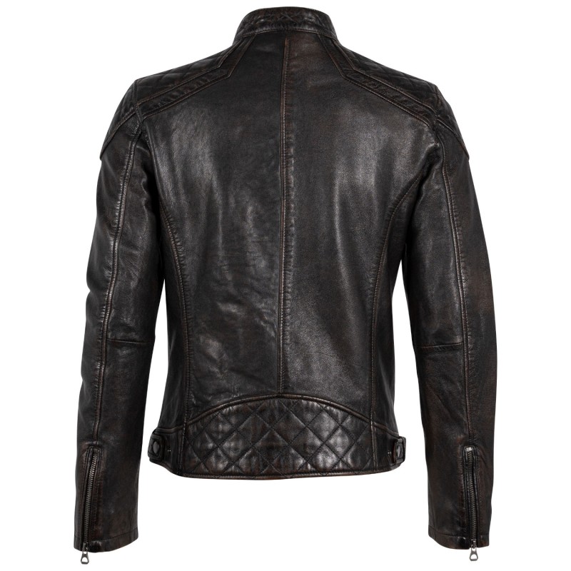 Geaca de Piele Barbati Mauritius Maro Antic GMArrian – Geci de Piele