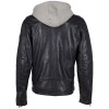 Geaca de Piele Barbati Mauritius Negru/Bleumarin GMBraeden Geaca de Piele Barbati Mauritius Negru/Bleumarin GMBraeden - readytowear.ro