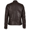 geaca de piele barbati mauritius maro inchis gmbrody regular fit