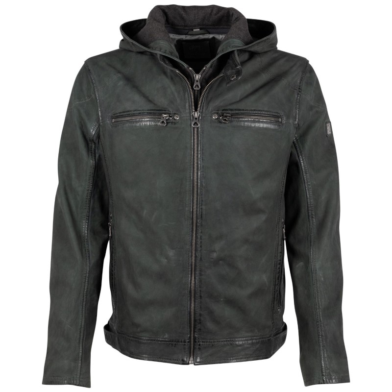 Geaca de Piele Barbati Mauritius Verde Inchis GMCalan – Geci de Piele Geaca de Piele Barbati Mauritius Verde Inchis GMCalan – Geci de Piele