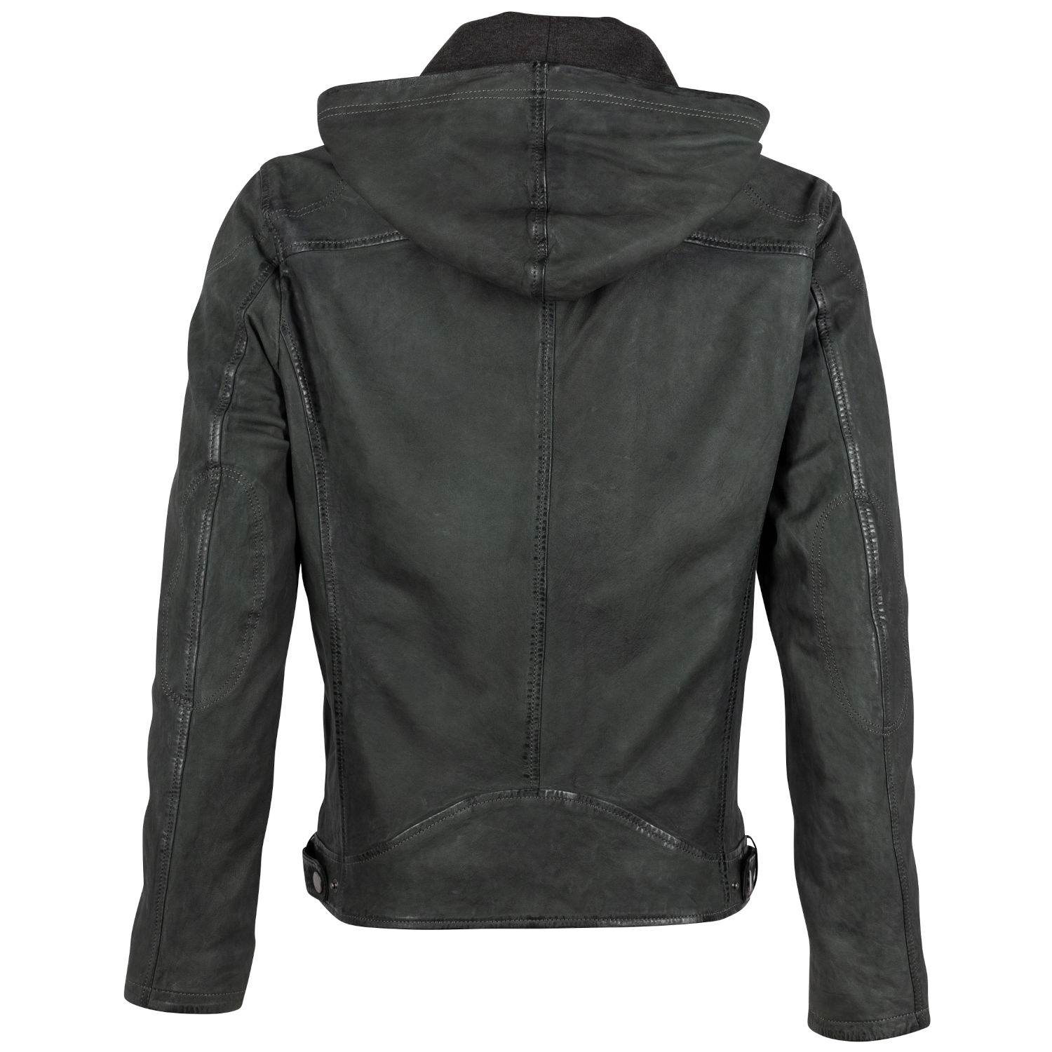 Geaca de Piele Barbati Mauritius Verde Inchis GMCalan – Geci de Piele