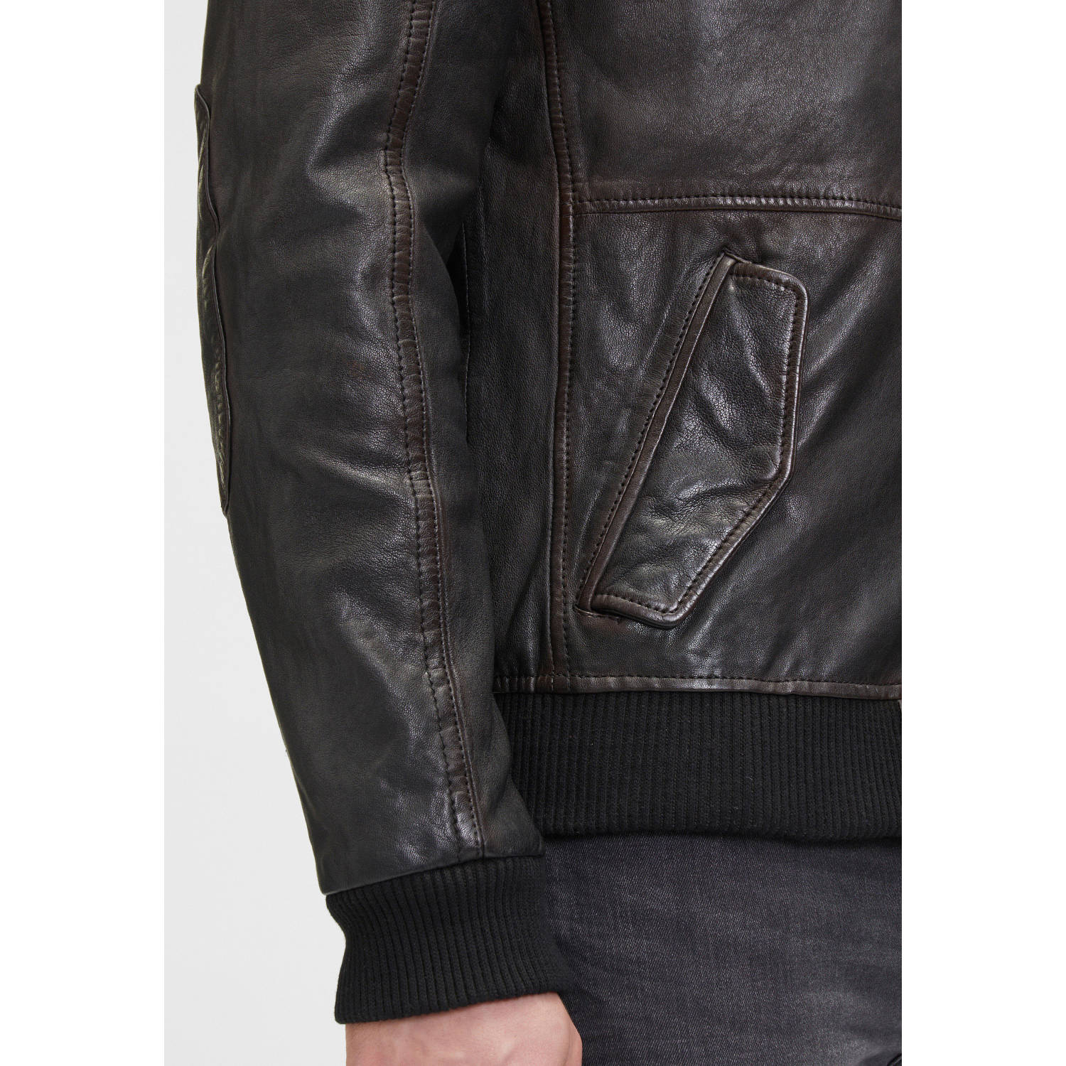 Geaca de Piele Barbati Mauritius Maro GMChuck – Black Friday