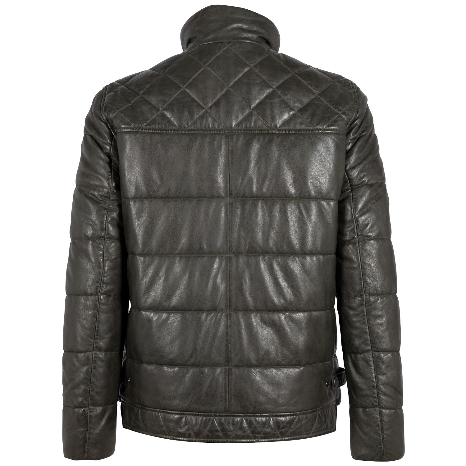 Geaca de Piele Barbati Mauritius Olive GMCraigh – Geci de Piele