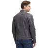 Geaca de Piele Barbati Mauritius Antracit GMDerran Geaca de Piele Barbati Mauritius Antracit GMDerran - readytowear.ro
