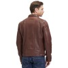 Geaca de Piele Barbati Mauritius Castanie GMDerran – Black Friday