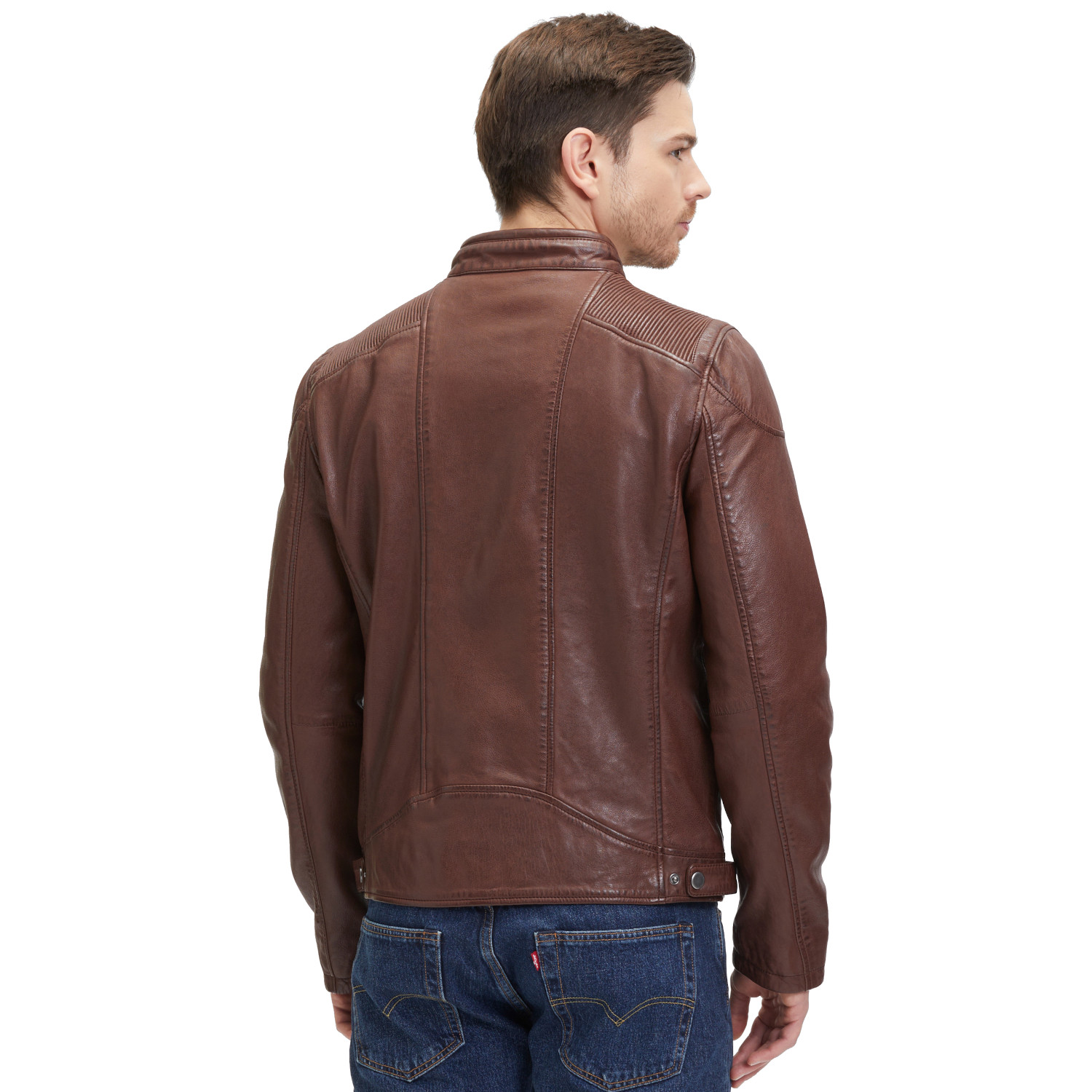 Geaca de Piele Barbati Mauritius Castanie GMDerran – Black Friday Geaca de Piele Barbati Mauritius Castanie GMDerran – Black Friday