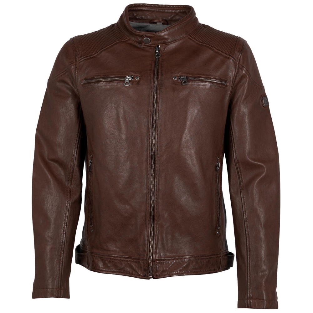 Geaca de Piele Barbati Mauritius Maro GMDerran Geaca de Piele Barbati Mauritius Maro GMDerran - readytowear.ro