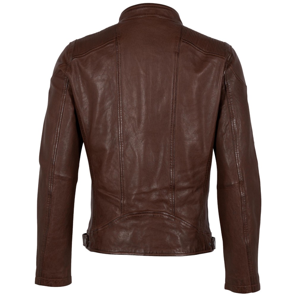 Geaca de Piele Barbati Mauritius Maro GMDerran Geaca de Piele Barbati Mauritius Maro GMDerran - readytowear.ro