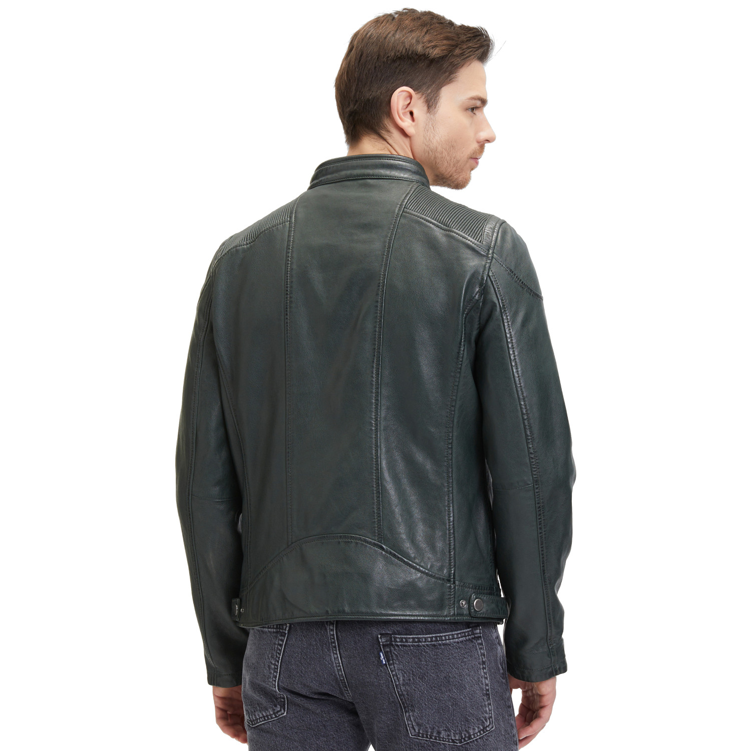 Geaca de Piele Barbati Mauritius Verde Inchis GMDerran – Geci de Piele Geaca de Piele Barbati Mauritius Verde Inchis GMDerran – Geci de Piele