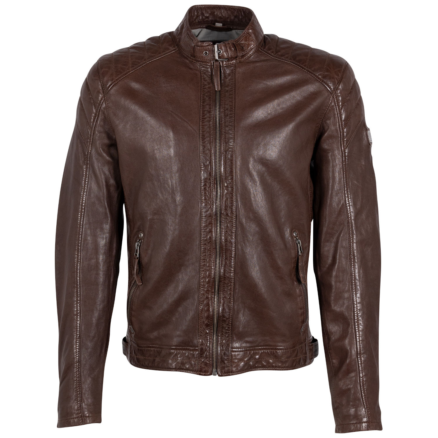 Geaca de Piele Barbati Mauritius Castanie GMDilian – Geci de Piele
