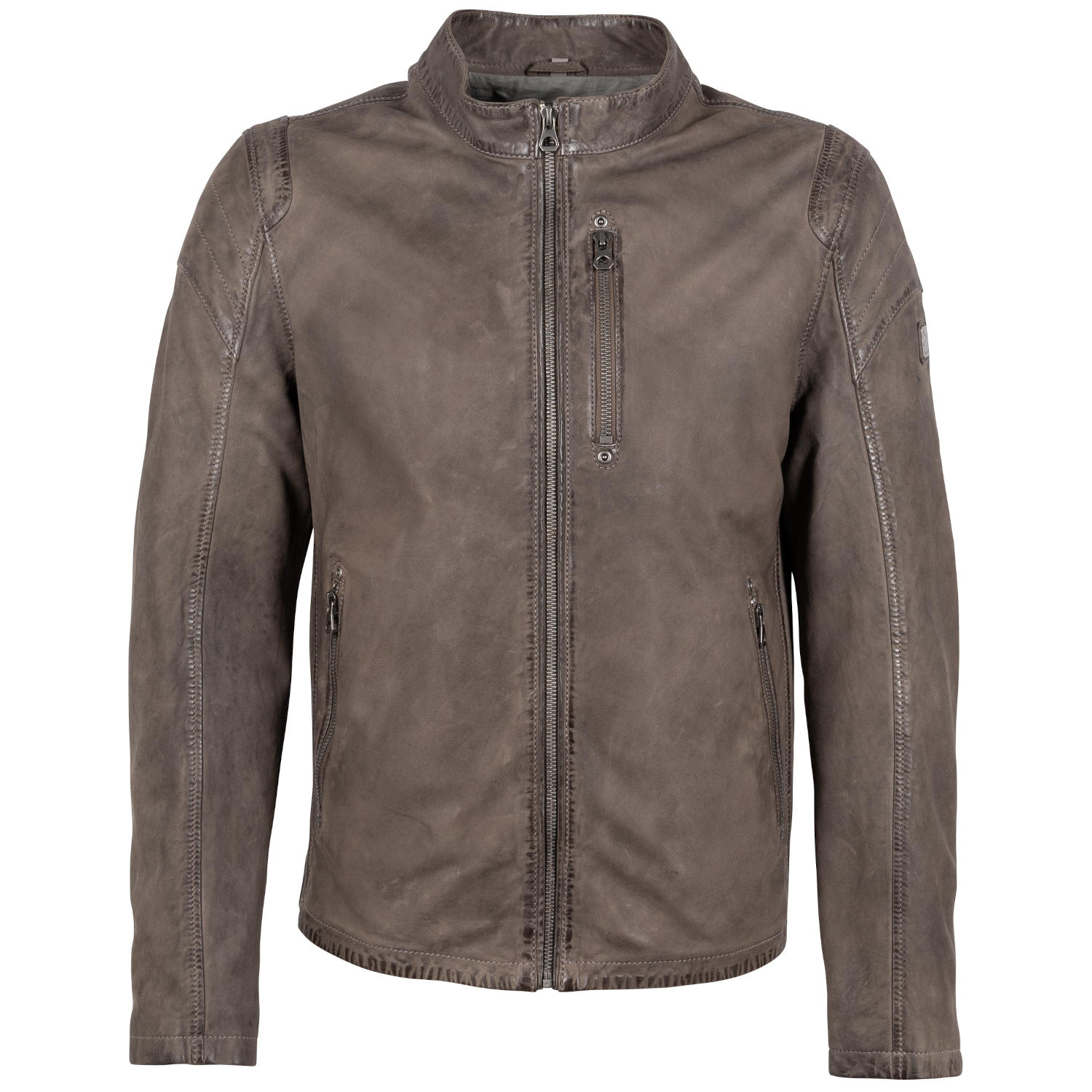 Geaca de Piele Barbati Mauritius Gri Inchis GMJenko – Geci de Piele Geaca de Piele Barbati Mauritius Gri Inchis GMJenko – Geci de Piele