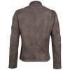 Geaca de Piele Barbati Mauritius Gri Inchis GMJenko Geaca de Piele Barbati Mauritius Gri Inchis GMJenko - readytowear.ro