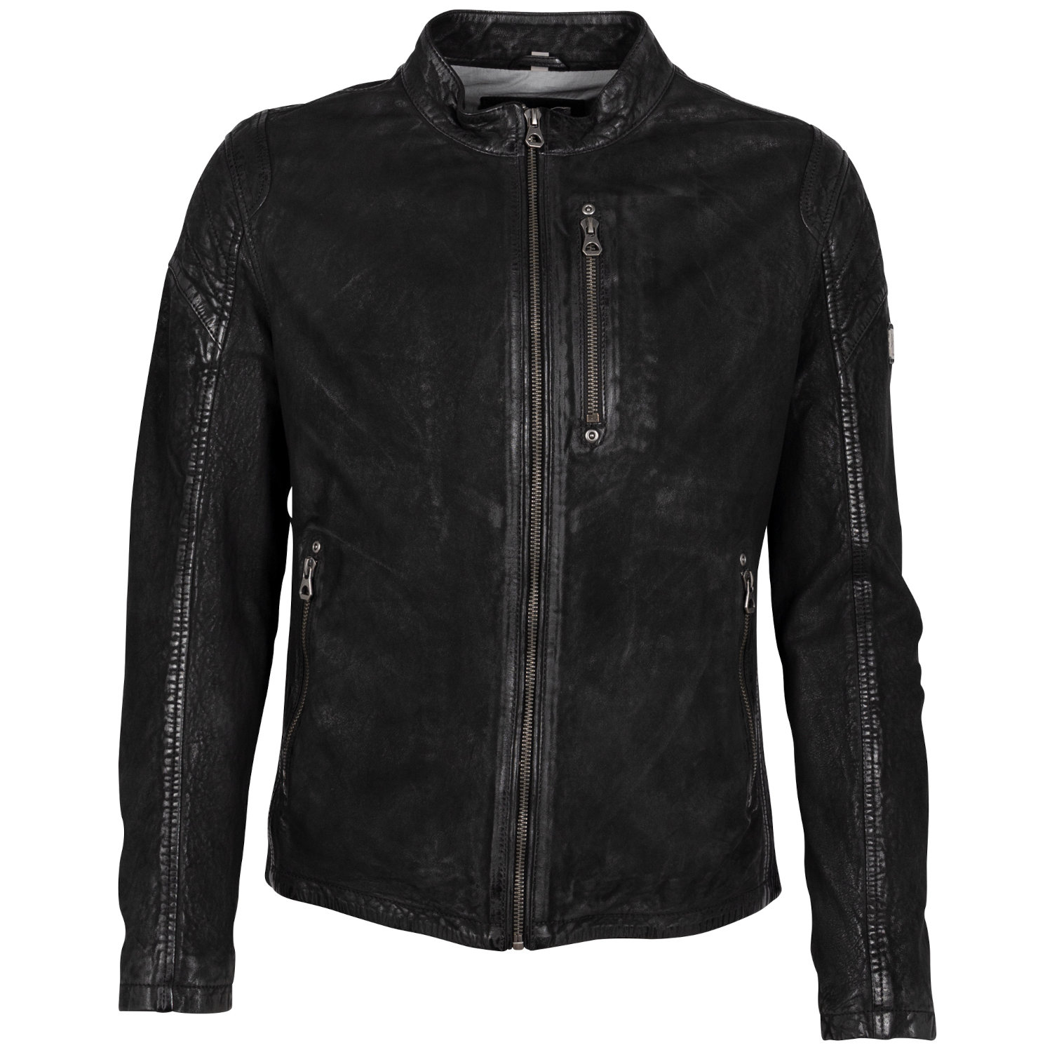 Geaca de Piele Barbati Mauritius Neagra GMJenko – Black Friday Geaca de Piele Barbati Mauritius Neagra GMJenko – Black Friday